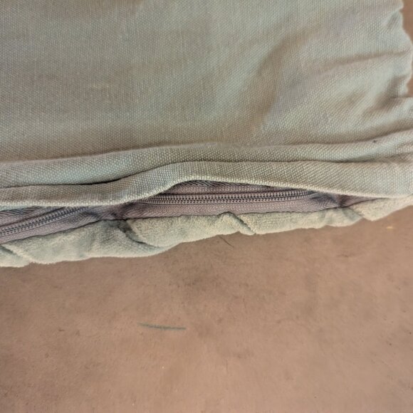 Sézane Large velvet cushion | Celadon - Picture 8 of 16